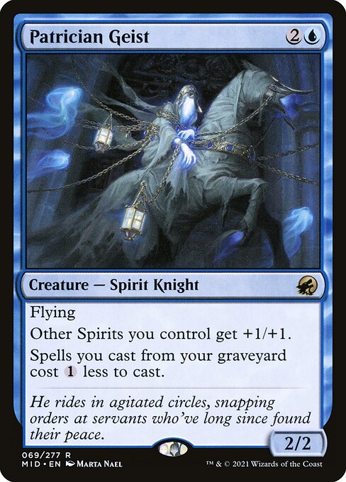 Patrician Geist - Innistrad: Midnight Hunt - 69