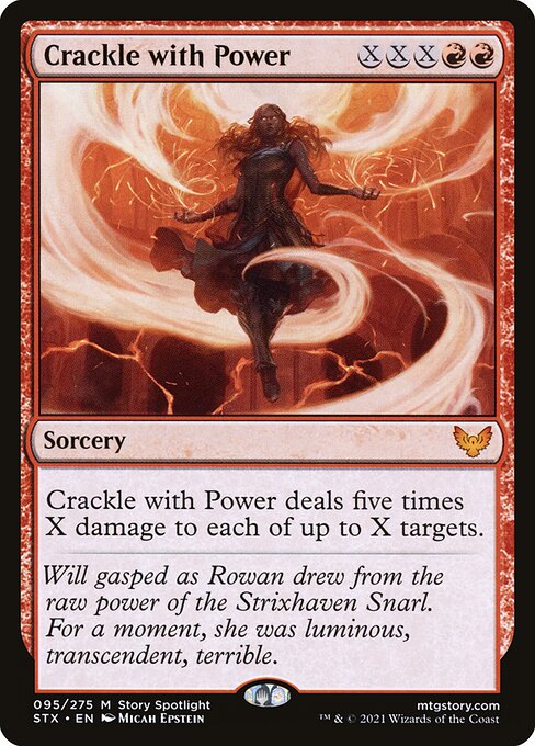 Crackle with Power - Strixhaven: School of Mages - 95