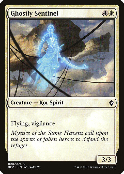 Ghostly Sentinel - Battle for Zendikar - 28