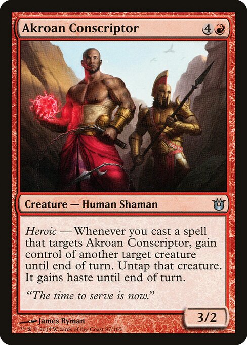 Akroan Conscriptor - Born of the Gods - 87