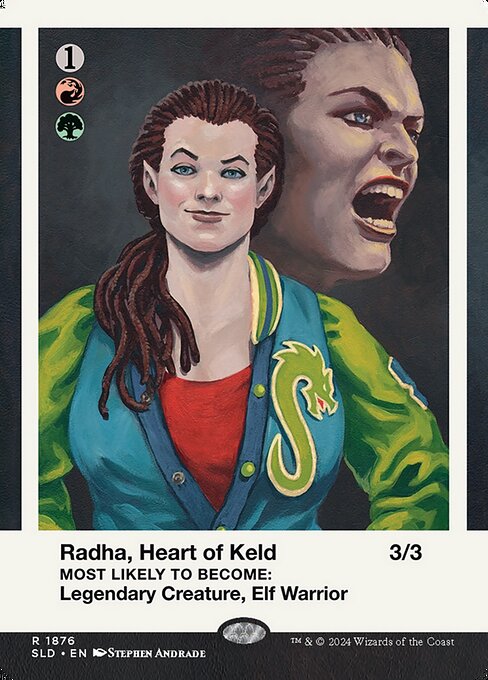 Radha, Heart of Keld // Radha, Heart of Keld - Secret Lair Drop - 1876