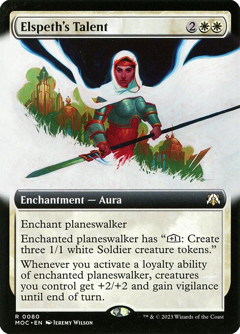 Elspeth's Talent - March of the Machine Commander - 80