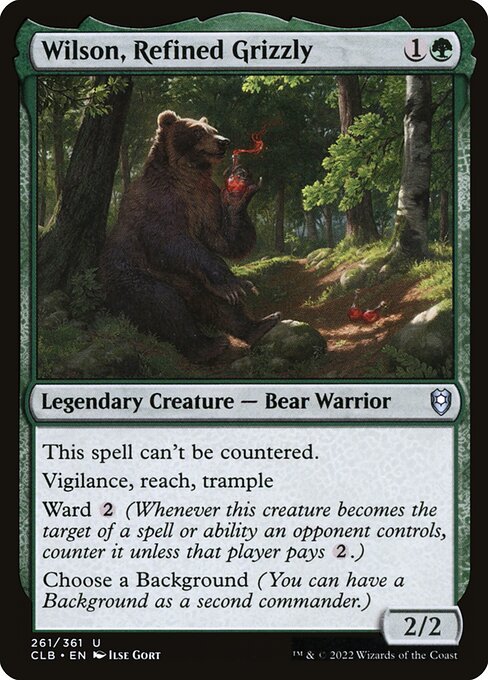 Wilson, Refined Grizzly - Commander Legends: Battle for Baldur's Gate - 261
