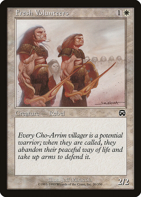 Fresh Volunteers - Mercadian Masques - 20