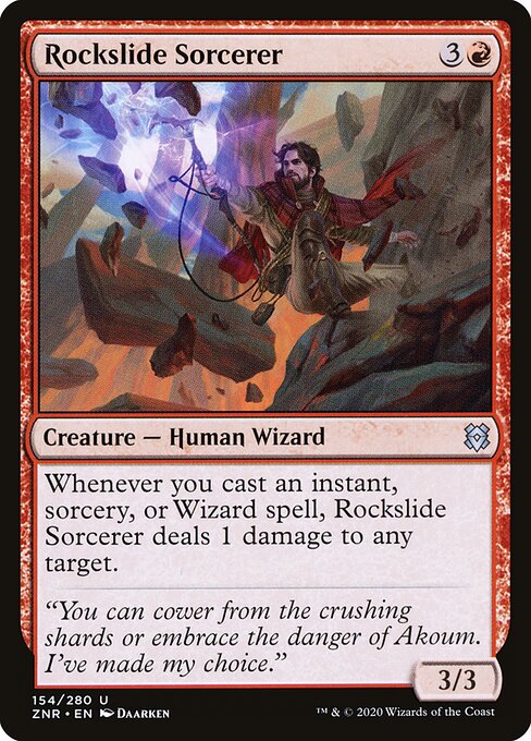 Rockslide Sorcerer - Zendikar Rising - 154