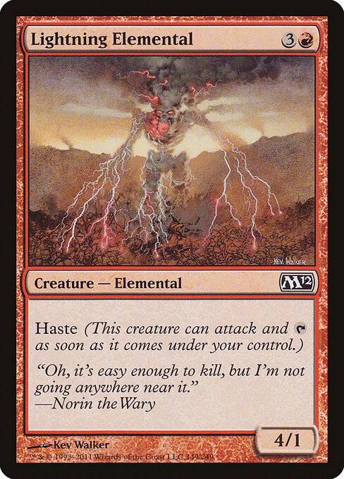 Lightning Elemental - Magic 2012 - 149