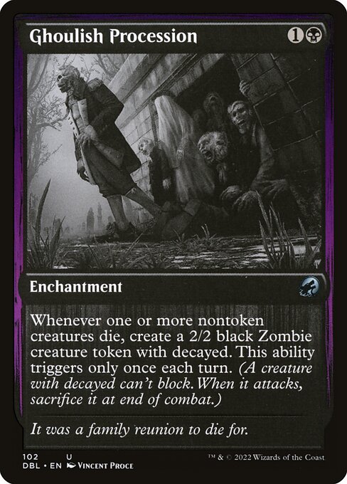 Ghoulish Procession - Innistrad: Double Feature - 102