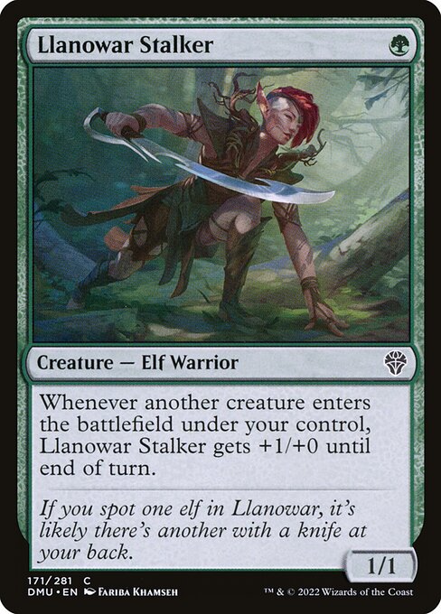 Llanowar Stalker - Dominaria United - 171