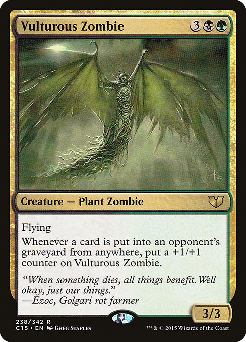 Vulturous Zombie - Commander 2015 - 238