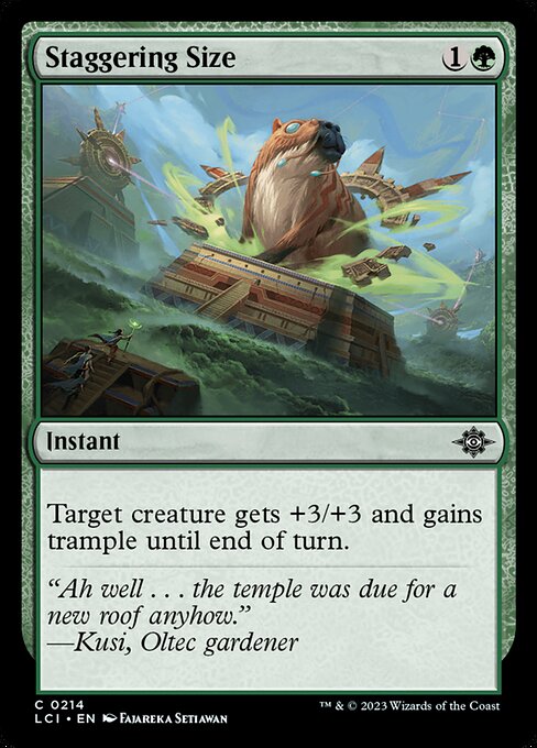 Staggering Size - The Lost Caverns of Ixalan - 214