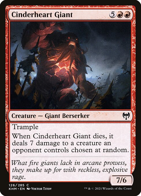 Cinderheart Giant - Kaldheim - 126