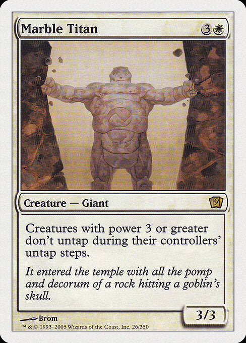 Marble Titan - Ninth Edition - 26