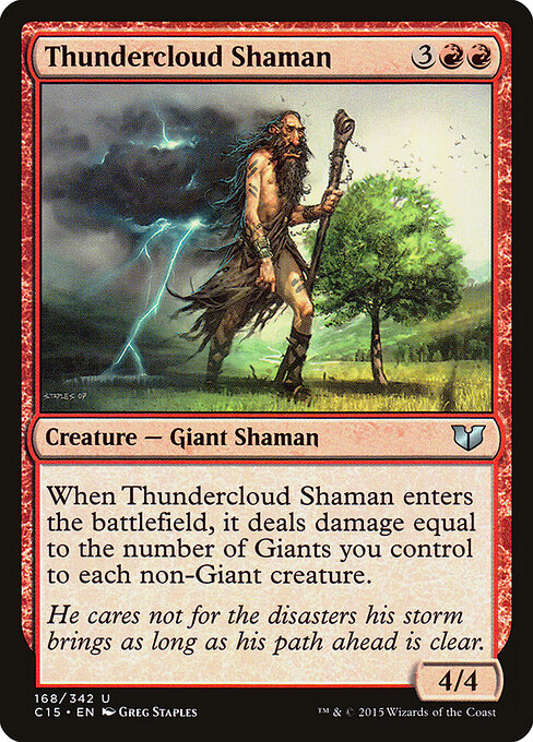 Thundercloud Shaman - Commander 2015 - 168