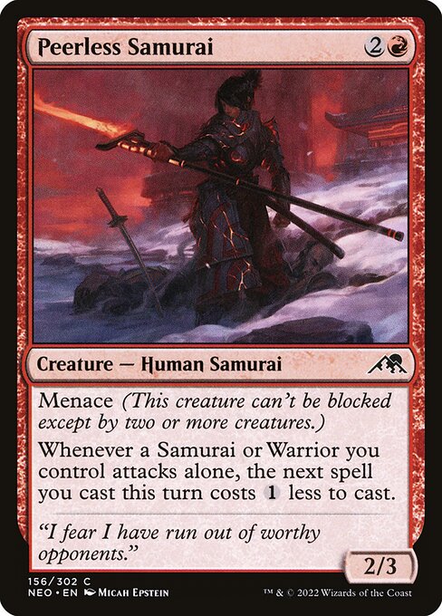 Peerless Samurai - Kamigawa: Neon Dynasty - 156