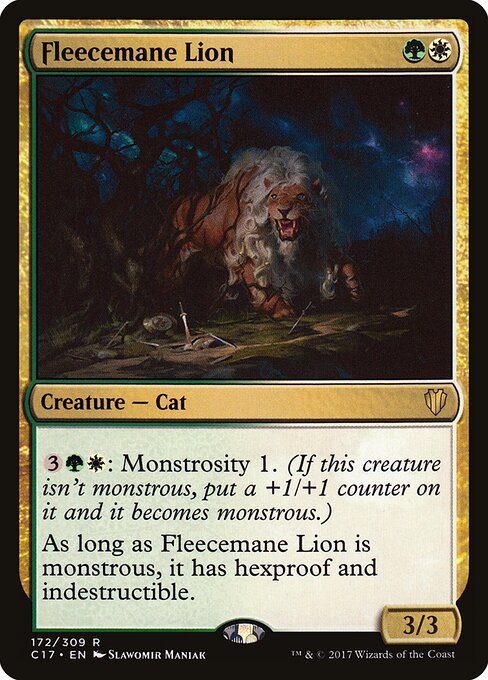 Fleecemane Lion - Commander 2017 - 172