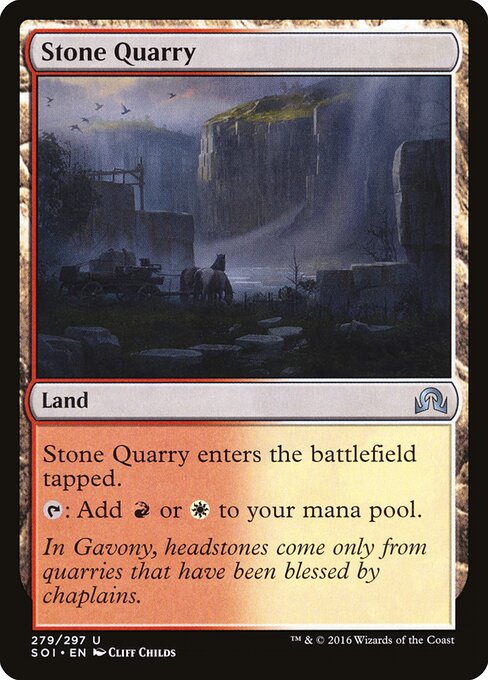 Stone Quarry - Shadows over Innistrad - 279