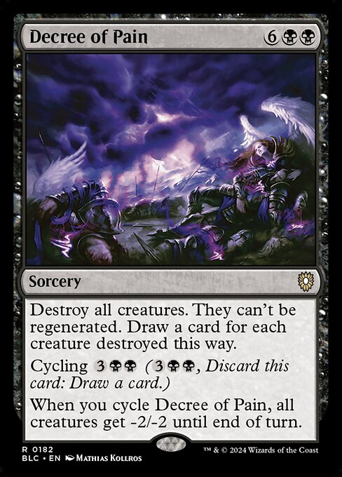 Decree of Pain - Bloomburrow Commander - 182