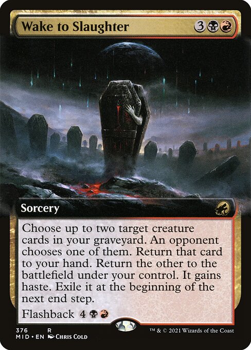 Wake to Slaughter - Innistrad: Midnight Hunt - 376