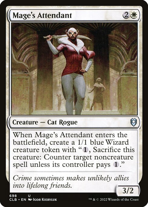 Mage's Attendant - Commander Legends: Battle for Baldur's Gate - 698