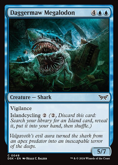 Daggermaw Megalodon - Duskmourn: House of Horror - 48