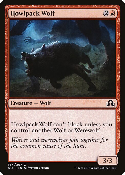 Howlpack Wolf - Shadows over Innistrad - 164