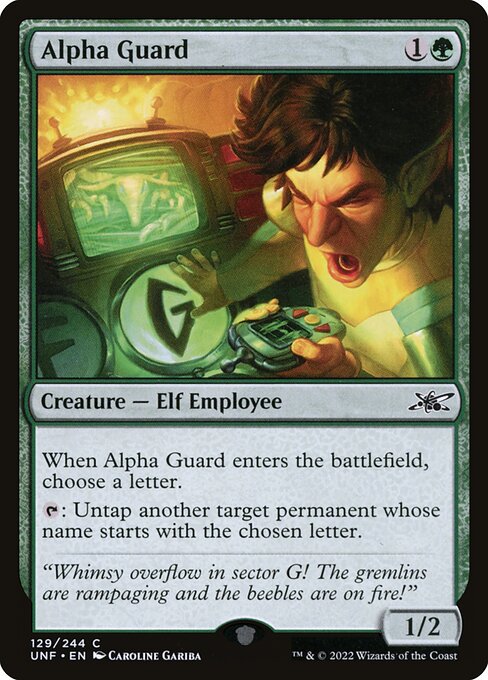 Alpha Guard - Unfinity - 129