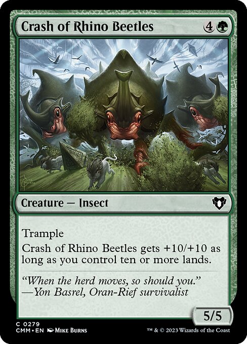 Crash of Rhino Beetles - Commander Masters - 279