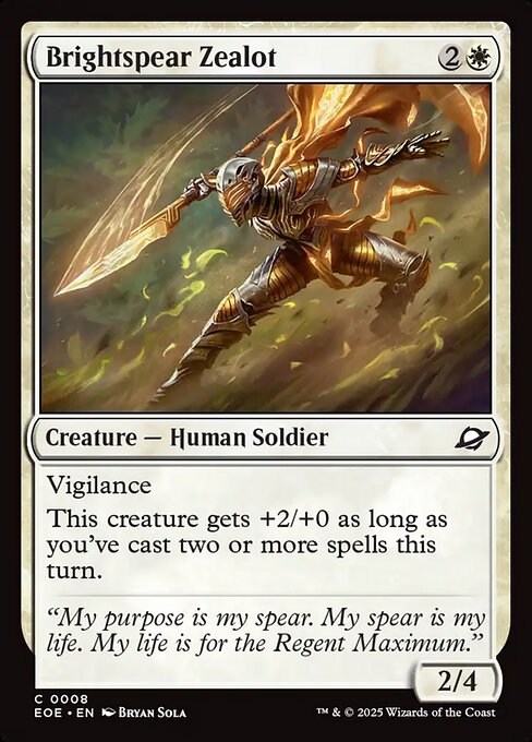 Brightspear Zealot - Edge of Eternities - 8