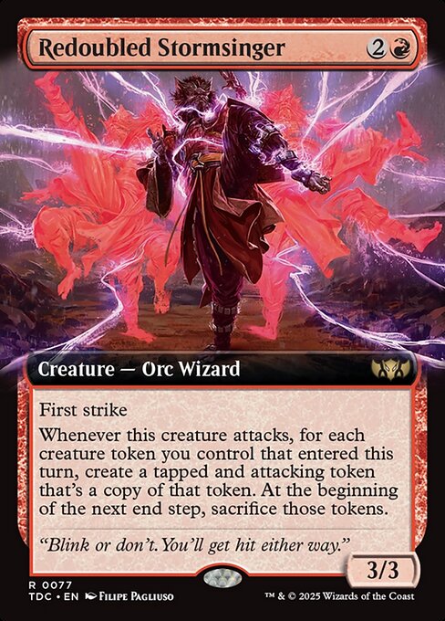 Redoubled Stormsinger - Tarkir: Dragonstorm Commander - 77