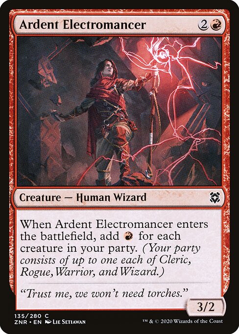 Ardent Electromancer - Zendikar Rising - 135