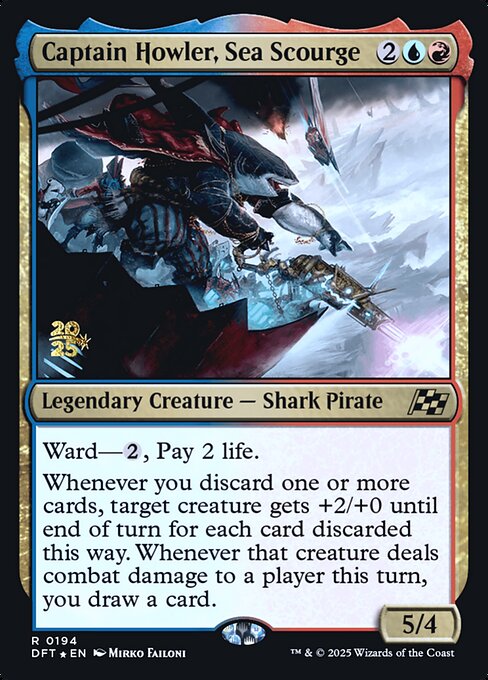 Captain Howler, Sea Scourge - Aetherdrift Promos - 194s
