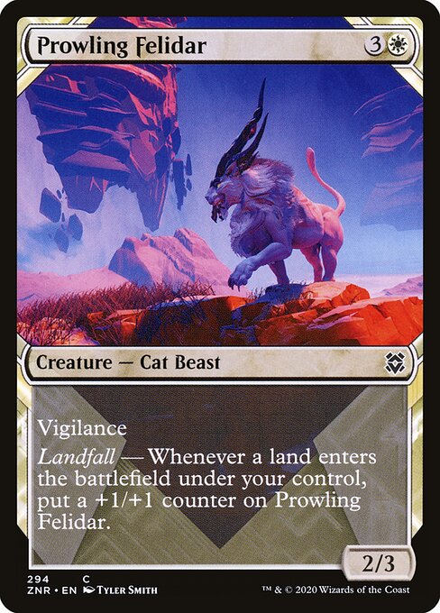 Prowling Felidar - Zendikar Rising - 294