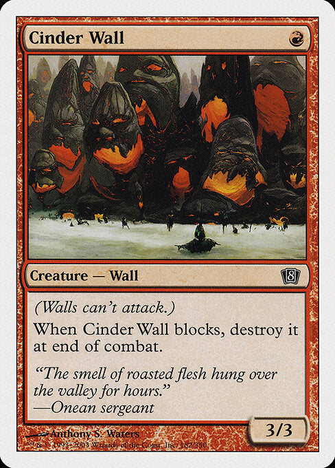 Cinder Wall - Eighth Edition - 182