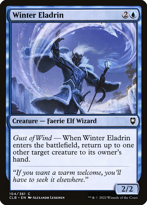 Winter Eladrin - Commander Legends: Battle for Baldur's Gate - 104
