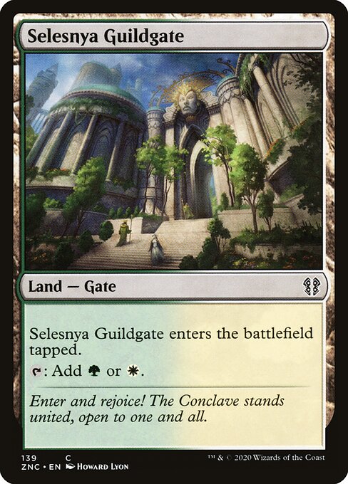 Selesnya Guildgate - Zendikar Rising Commander - 139