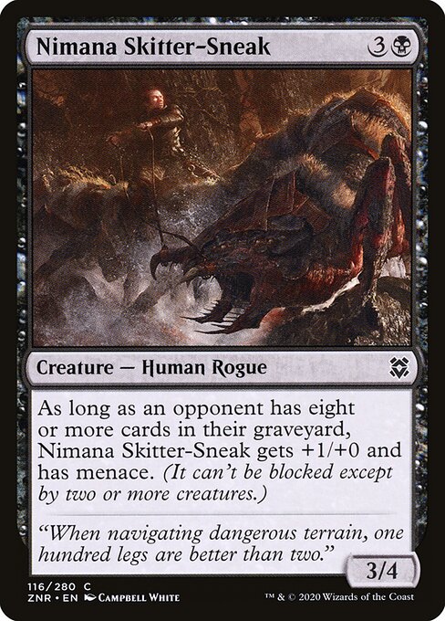 Nimana Skitter-Sneak - Zendikar Rising - 116