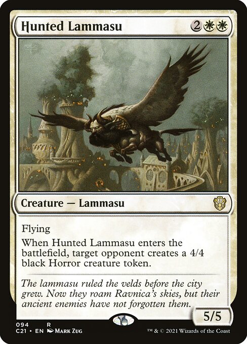 Hunted Lammasu - Commander 2021 - 94
