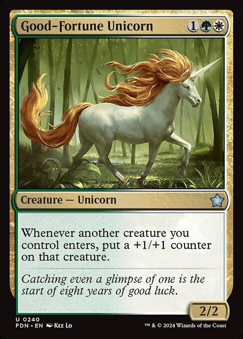 Good-Fortune Unicorn - Foundations - 240