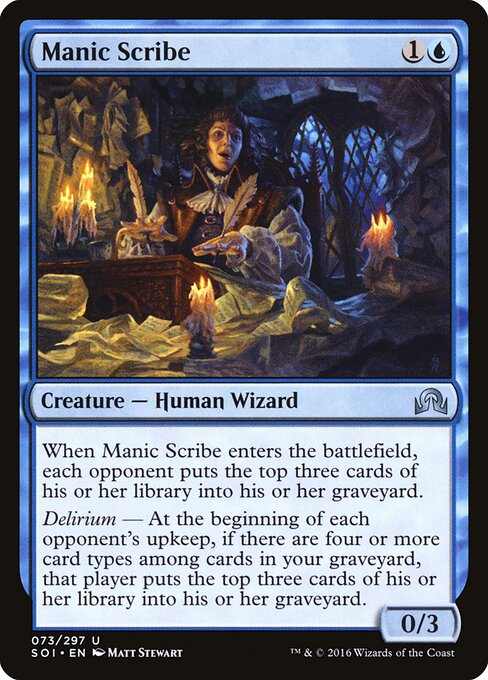 Manic Scribe - Shadows over Innistrad - 73