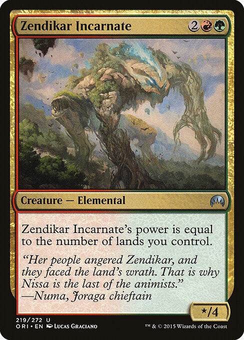 Zendikar Incarnate - Magic Origins - 219