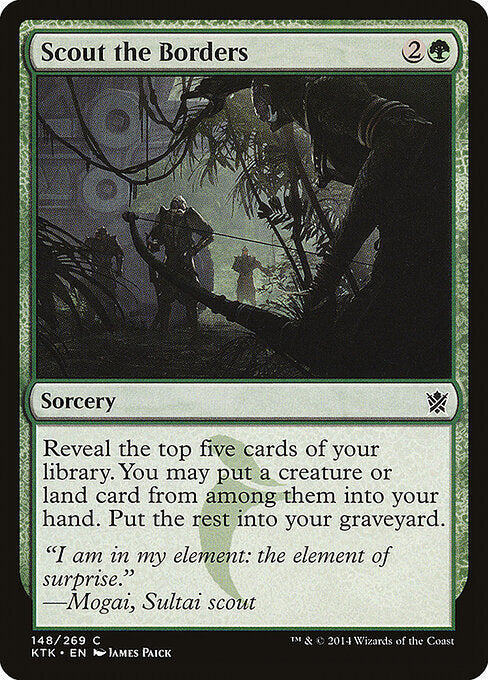 Scout the Borders - Khans of Tarkir - 148