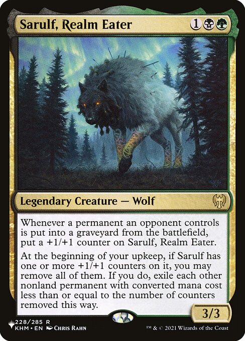 Sarulf, Realm Eater - The List - KHM-228