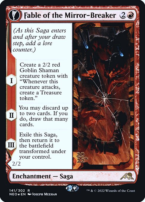 Fable of the Mirror-Breaker // Reflection of Kiki-Jiki - Kamigawa: Neon Dynasty Promos - 141s
