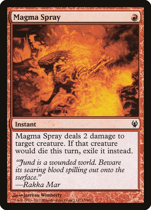Magma Spray - Duel Decks: Izzet vs. Golgari - 15