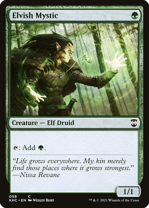 Elvish Mystic - Kaldheim Commander - 58