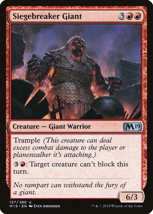 Siegebreaker Giant - Core Set 2019 - 157