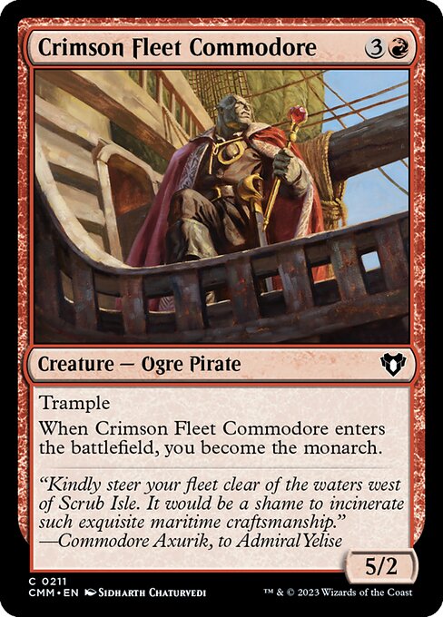 Crimson Fleet Commodore - Commander Masters - 211