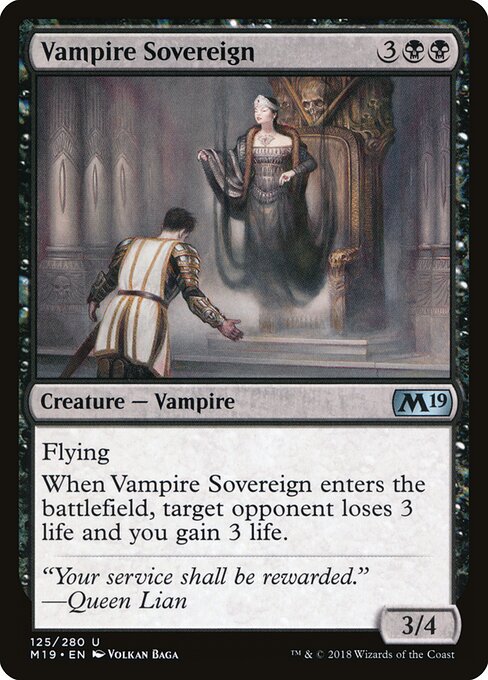 Vampire Sovereign - Core Set 2019 - 125