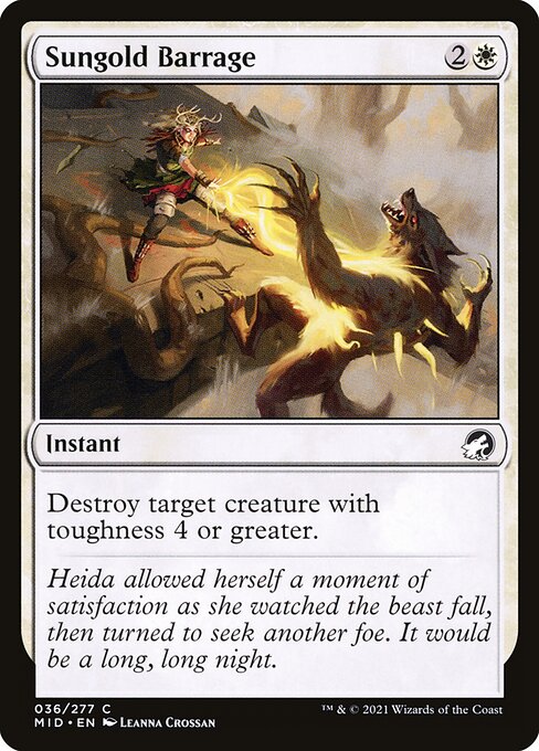 Sungold Barrage - Innistrad: Midnight Hunt - 36