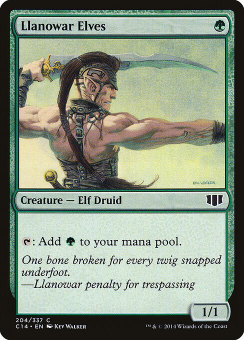Llanowar Elves - Commander 2014 - 204